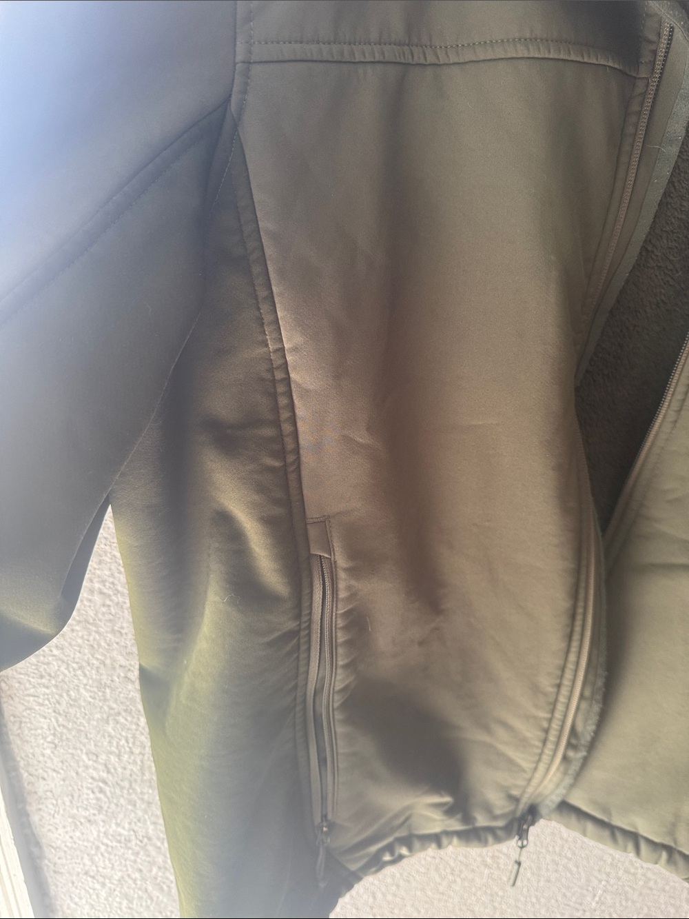 The North Face Men’s Olive Green Softshell Jacket